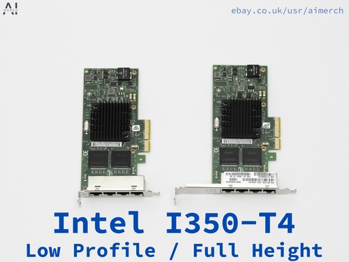 Intel i350 low profile - intel, i350-t4